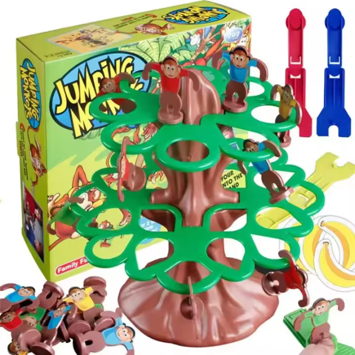 Juego de Mesa de Árbol de Monos Interactiva Juguete de Fiesta de Familia para Niños y Niñas - 1