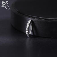 ZS-Piercing para el ombligo de plata 925 para mujer y niña, anillos minimalistas de circón, Anillo para el ombligo, Piercings corporales de playa de verano, 1 unidad - details 5