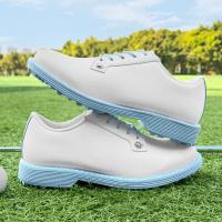 2025 Nuevos Zapatos De Cuero Hombres Y Mujeres Pareja Modelos Zapatos De Golf Zapatos Deportivos sin clavos - details 10