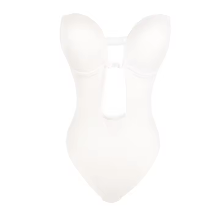 Bodysuit de Cintura Alta Invisible con Cinturón Trasero Ropa Interior Moldeadora de Talla Grande para Mujeres Conjunto de Lencería de Moda - 1