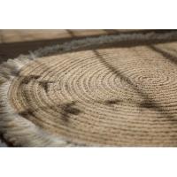 Alfombra de Salón Redonda, Fibra de Yute, trenzada a Mano para Salón, habitación, Decoración - details 8