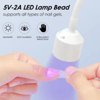 Secador de Uñas UV/LED Pequeño USB Lámpara Plegable Ajustable para Manicura Rápida - details 1