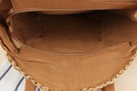 Bolso de paja tejido de un hombro redondo Simple para mujer, moda de playa, nuevo - details 13