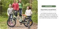 Bicicleta Infantil BMX de 18 Pulgadas para Niños de 6 a 12 Años con Ruedas Auxiliares y Canasta - details 0
