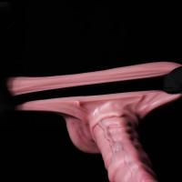 Leten-funda de consolador hueca gruesa alargada de silicona para hombre, productos sexuales eróticos para gays y lesbianas, 18+ - details 4