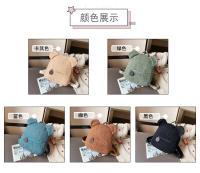 Mochila de felpa, bolso de mujer, nueva versión coreana, súper linda mochila con orejas de oso, mochila para niñas, bolso padre-hijo. - details 3