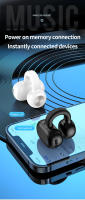 Mini auriculares inalámbricos con Clip para la oreja, audífonos de música de graves HIFI, Bluetooth, auricular deportivo único con micrófono táctil, auricular de negocios - details 5