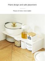 Organizador Retráctil para Gabinete de Cocina Estante de Almacenamiento Compacto para Especias y Botellas de Condimentos Rack de Cocina y Comedor - details 6