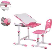 Escritorio para niños con cajón de silla y soporte de lectura, mesa de estudio y silla para niños, rosa, 3-10 años - details 2