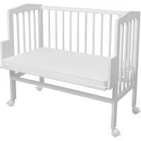 Cuna colecho, Altura Regulable, Natural sin tratamientos o Lacado en Blanco,Lacado en Blanco Extra Grande 90x55cm - details 0