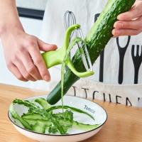 Trituradora de repollo multiusos, pelador de verduras de boca ancha de grado alimenticio, herramientas de cocina prácticas de acero inoxidable para el hogar - details 2