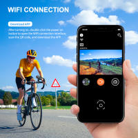 Cámara de Acción 4K 60FPS Impermeable, Control de Exposición Manual, Estabilización de Imagen Digital para Motocicleta, Bicicleta, Coche Estándar de Comunicación Inalámbrica Bluetooth - details 3