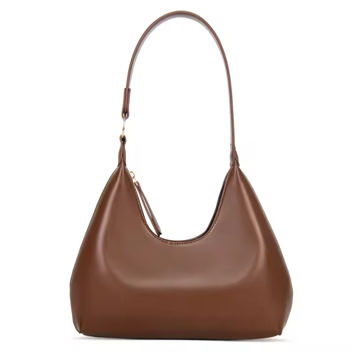 Bolso de nicho, bolso de mujer, bolso de hombro de moda, sensación de alta gama para mujer, estilo de PU, bolso retro para axila - 1