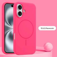 Nuevas fundas protectoras de silicona con carga inalámbrica magnética Magsafe para iPhone 16 15 14 Plus Apple 16 15 14 Pro Max - details 14