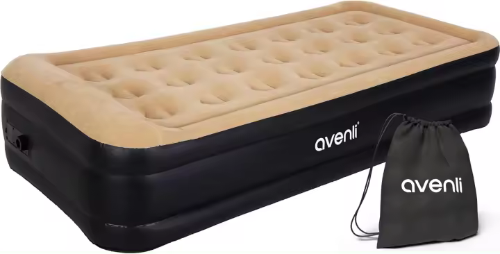 Colchón de Aire Inflable Ergonómico y Resistente 196 x 97 x 47 cm Ideal para Hogar, Viajes y Camping - 1