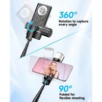 PALO SELFIE CON LUZ Trípode para selfies con luz de relleno, soporte portátil para teléfono, soporte de aluminio para teléfono, palo para selfies para teléfonos inteligentes - details 3