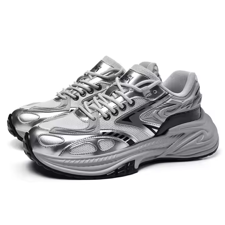 Dropshipping logo Harajuku corriendo zapatos deportivos de suela gruesa de moda para hombres - 1