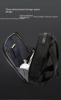 Mochila de casco duro tridimensional de moda para hombres de gran capacidad - details 6