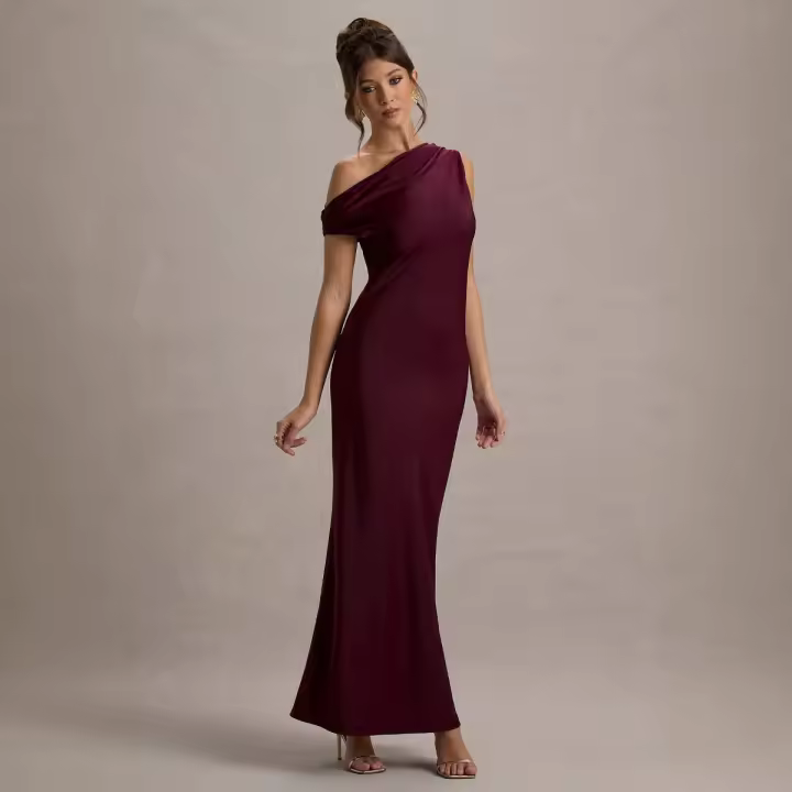 Vestido de fiesta de mujer, falda larga adelgazante de gama alta, sin mangas, elegante, francés, primavera - 1