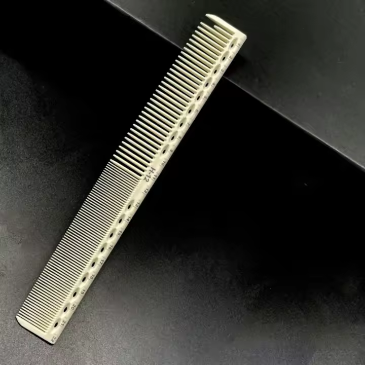 Peine de pelo a escala láser de doble cara, peine para cortar cabello profesional antiestático, herramientas de estilismo, cepillos para el cabello, peine de peluquería - 1