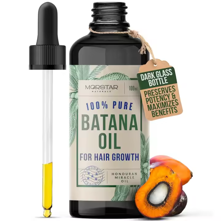 Morstar Raw (3.4 oz) Dr Sebi na Hair Growth Oil de Honduras – 100% puro, natural prensado en frío para cabello más grueso, más largo, profundo y - 1