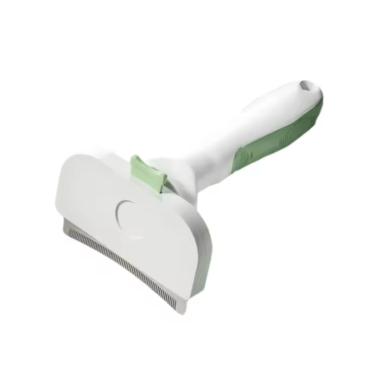 Suministros para mascotas, peine de adelgazamiento de acero inoxidable para mascotas, removedor de pelo de perro seguro antideslizante, peine para pelo de perro de gran tamaño, cuidado de gatos - 1
