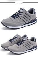 High Quality Men's Sneakers Leather Casual Sports Shoes Non-slip Running Shoes Breathable Men Tennis Shoes Comfort Flat Shoes - details 18