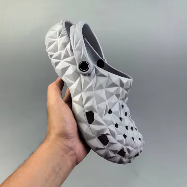 Sandalias de playa Verano con media bandeja, zapatos con agujeros para hombre y mujer, blancos, cómodos e informales, zapatos deportivos. - 1