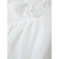 Vestido de tirantes estilo vacacional con espalda descubierta y lazo versátil clásico de moda para mujer personalizado nuevo - details 15