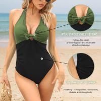 Bañador Reductor de Vientre Plano para Mujer, Traje de Baño Sexy de Una Pieza con Cuello en V, Ropa de Talla - details 1