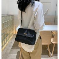 Bolso de Hombro para Mujer Simple Tipo Mensajero con Flap en Cuero PU Bolso Cruzado Casual Negro para Señora - details 9