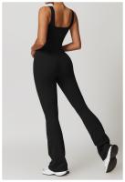 Mono de Yoga ajustado para mujer, Adelgazante y adelgazante, con un traje de Yoga y Fitness integrado ligeramente acampanado - details 18