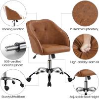 Asiento Ajustable Silla Terciopelo Carga 136 KG - details 3