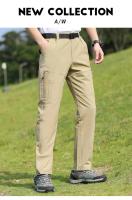Pantalones de Senderismo Tácticos Ligeros para el Verano Pantalones Casuales de Moda para Hombres con Múltiples Bolsillos y Rápido Secado - details 8