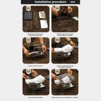 Parrilla de barbacoa portátil para acampar, quemador de madera plegable, estufa de hoguera de acero inoxidable para patio trasero al aire libre - details 8