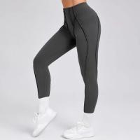Mallas de Yoga sin costuras para mujer, pantalones deportivos para Fitness, cintura alta, color melocotón, pantalones de entrenamiento para correr, entrenamiento, gimnasio - details 13