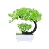 Árbol falso en maceta de plástico realista, Planta Artificial de 19CM, loto, decoración para el hogar, comedor interior y sala de estar - details 1