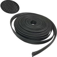 Dropship 1/5/10/50/M funda trenzada aislada negra 4/6/8/10/12/14/20/25mm funda de Cable de protección de prensaestopas de alambre PET apretado - details 7