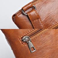 Funda para funda, bolso cruzado de tres capas para teléfono, bolso de pecho Retro impermeable para teléfono, bolso de mensajero Vintage de gran capacidad para teléfono móvil - details 10
