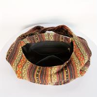 Bolso Cruzado Retro a Rayas Bohemio Diseño de Bloque de Color Vibrante, Correa Fija, Abierto, Gran Capacidad, Duradero Poliéster para Ocasiones Casuales y Festivas - details 4