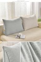 Cojín de Cama para Oficina Sofá Almohada de Lectura para TV Cojín de Lumbar Cómodo Sofá de Dormir Triángulo Pillow Decoración del Hogar - details 16