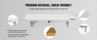 SucceBuy Mesa plegable de pared, escritorio plegable para espacios pequeños, oficina en casa, cocina, lavandería - details 3
