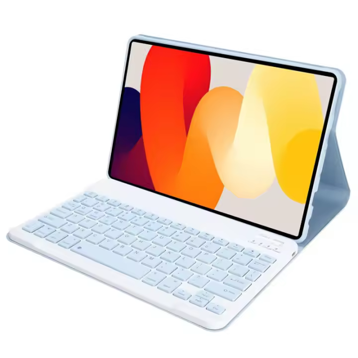Funda con teclado para tableta Redmi Pad SE, 11 pulgadas, 2023, soporte - 1