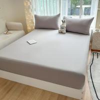 Sombrero de cama completamente envuelto, sábanas gruesas, algodón de lavado universal, juego de tres piezas, cuatro estaciones - details 1