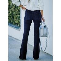 Pantalones acampanados de cintura alta para mujer Nylon cómodo y elástico con estilo Haraku - details 13