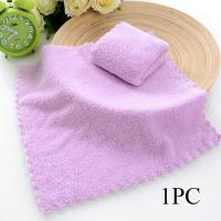 Toalla facial de terciopelo Coral de microfibra absorbente, toalla de mano cuadrada de alta densidad, toallitas de limpieza, secado rápido, suministros de pañuelo de limpieza - details 8