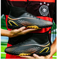 Zapatos de fútbol de caña alta con tacos rotos Amazon zapatos de fútbol para hombres y mujeres - details 22