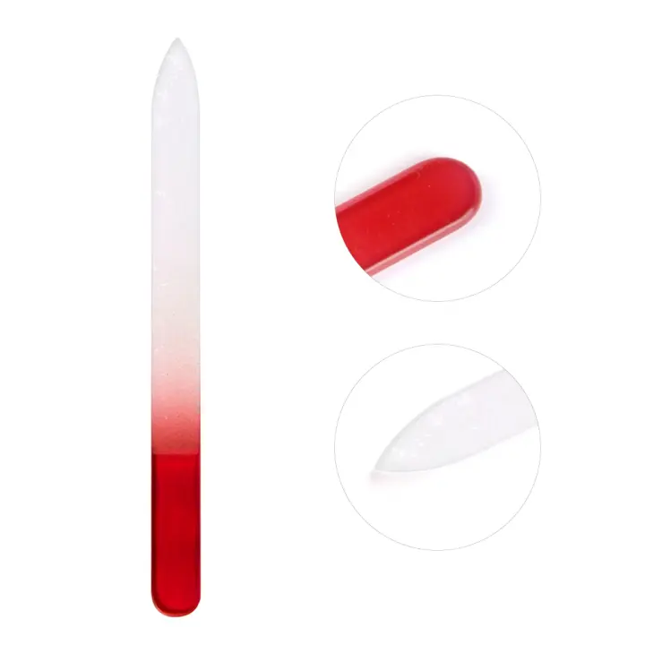 KADS lima de uñas de cristal, pulidora profesional para uñas naturales y acrílicas, para salón en casa - 1