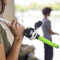Caña de Pescar Telescópica de 6 pies Caña de Pesca de Fibra de Vidrio Duradera con Mango ComfortGrip Preenrollada con Línea de Pesca Zebco Cajun - details 8