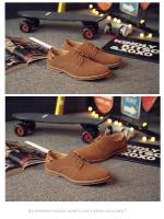 Zapatos casuales de primavera 2025 para hombre, zapatos de cuero de talla grande para hombre, zapatos de moda esmerilados - details 4